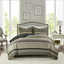 Madison Park Prudence Reversible Jacquard Coverlet Set With Shams