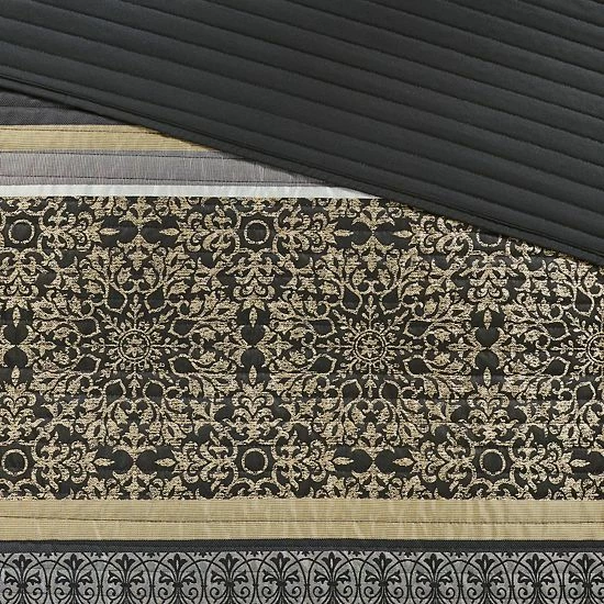 Madison Park Prudence Reversible Jacquard Coverlet Set With Shams - Image 2