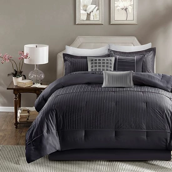 Madison Park Channing 7-pc. Comforter Set Taupe - Image 9