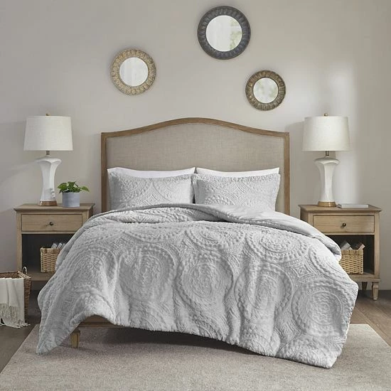Madison Park Arya Medallion Ultra Plush Comforter Set With Shams Ivory - Image 13