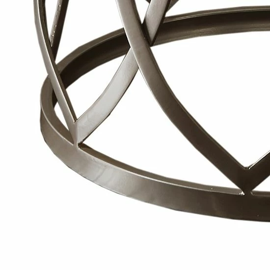 Madison Park Coen Eyelet Cutout End Table Bronze - Image 3