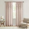 Madison Park 2-pack Luna Cotton Light Filtering Window Curtains Blush