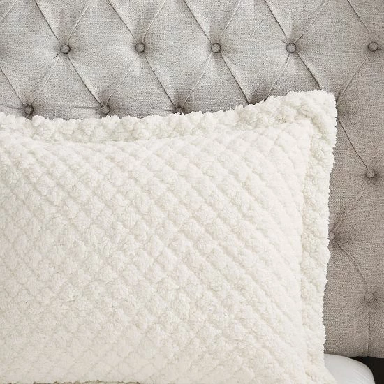 Madison Park Adler Reversible Textured Sherpa/Faux-Mink Comforter Set - Image 5