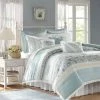Madison Park Vanessa 9-piece Comforter Set With Coordinating Pillows Coral