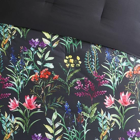 Madison Park Zaire 5-piece Floral Printed Antimicrobial Comforter Set With Shams - Image 2