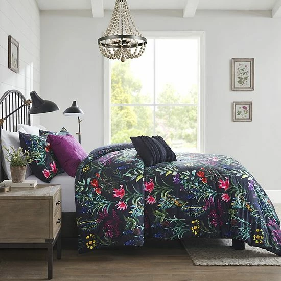 Madison Park Zaire 5-piece Floral Printed Antimicrobial Comforter Set With Shams - Image 7