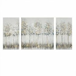 Madison Park Blue Midst Forest Canvas Wall Art 3-piece Set