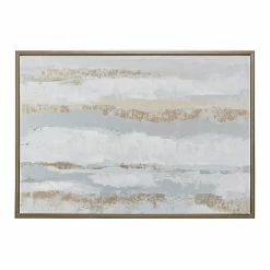 Madison Park Strato Foil Framed Canvas Wall Decor