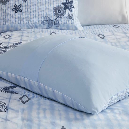 Madison Park Asa Cotton Embroidery Duvet Cover Set With Shams - Image 6