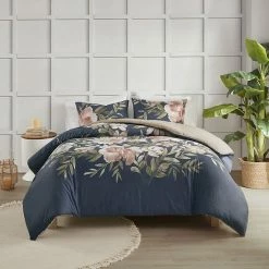 Madison Park Maia 3-Piece Cotton Duvet Cover Set With Shams