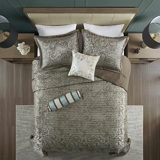 Madison Park 5-piece Whitman Jacquard Bedspread Set - Image 9