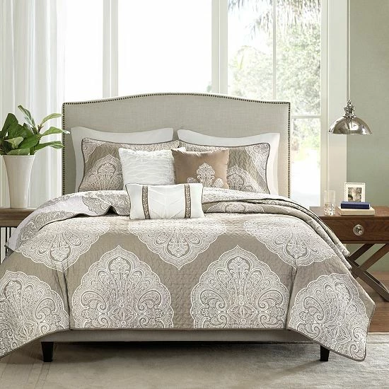 Madison Park 6-piece Caroline Quilted Coverlet Set Navy - Image 8