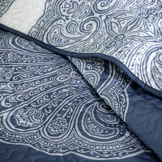 Madison Park 6-piece Caroline Quilted Coverlet Set Navy - Image 16