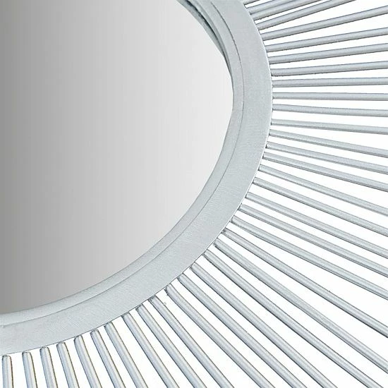 Madison Park Fiore Sunburst Wall Mirror Silver - Image 3