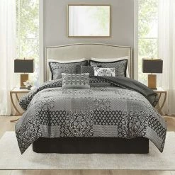 Madison Park Paxton 7-piece Jacquard Antimicrobial Comforter Set With Shams