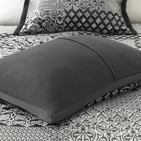 Madison Park Paxton 7-piece Jacquard Antimicrobial Comforter Set With Shams - Image 6