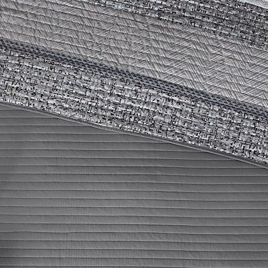 Madison Park 6-piece Melody Quilted Coverlet Set Taupe - Image 7