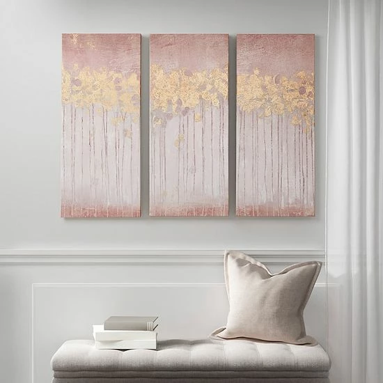 Madison Park Twilight Forest Canvas Wall Decor 3-piece Set - Image 2