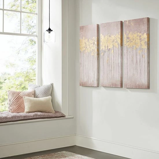 Madison Park Twilight Forest Canvas Wall Decor 3-piece Set - Image 3