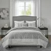 Madison Park Christian Jacquard Coverlet Set Navy