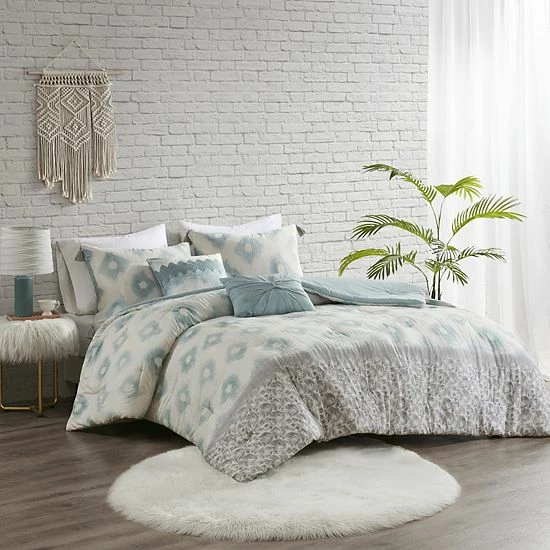 Madison Park Jayla 5-Piece Cotton Comforter Set With Shams - Image 9