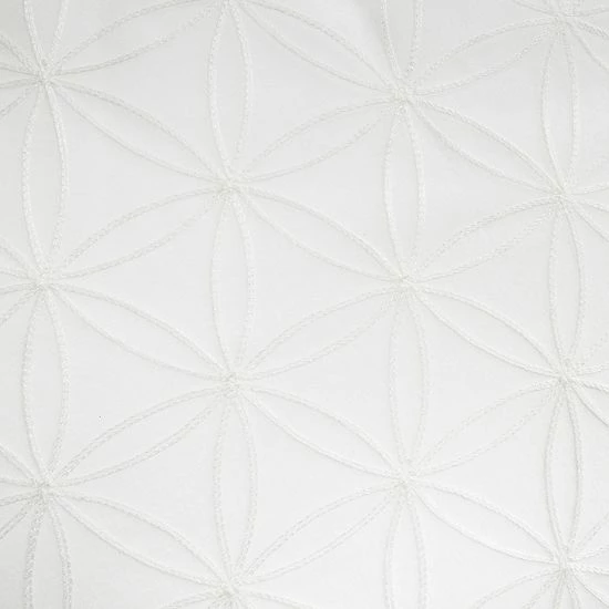 Madison Park Kida Sheer Embroidered Window Valance White - Image 5