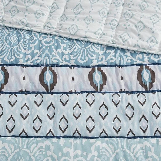 Madison Park Ellis Reversible Cotton Coverlet Set With Shams - Image 3