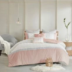 Madison Park 7-piece Jojo Comforter Set Blush