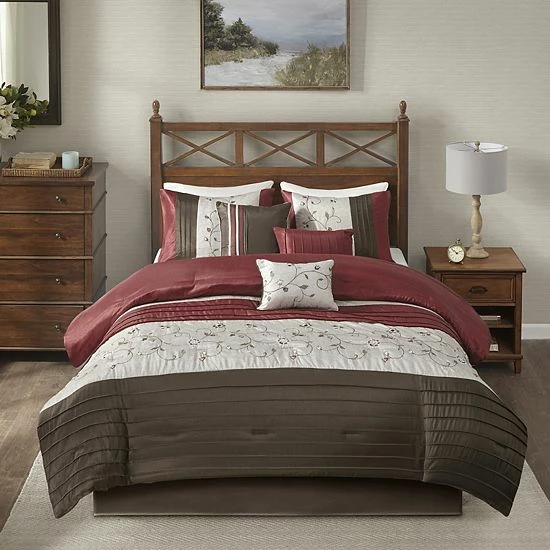 Madison Park Belle 7-piece Comforter Set Spice - Image 17