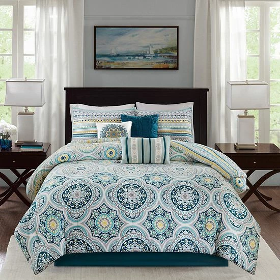 Madison Park Delta 7-piece Printed Comforter Set - Image 6