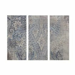 Madison Park Weathered Damask Walls Linen Wall Art 3-piece Set