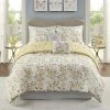 Madison Park Liz 6-Piece Comforter Set With Coordinating Pillows