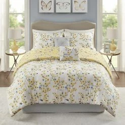 Madison Park Liz 6-Piece Comforter Set With Coordinating Pillows