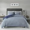 Madison Park Norris 3-piece Cotton Yarn Dye Duvet Cover Set