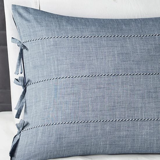 Madison Park Norris 3-piece Cotton Yarn Dye Duvet Cover Set - Image 4