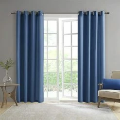 Madison Park Mission 3M Scotchgard Outdoor Window Curtain Gray