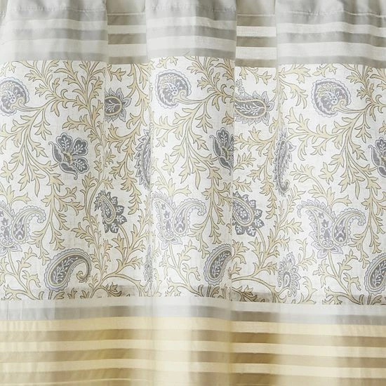 Madison Park 2-pack Vanessa Light Filtering Kitchen Tier Set Blue - Image 4