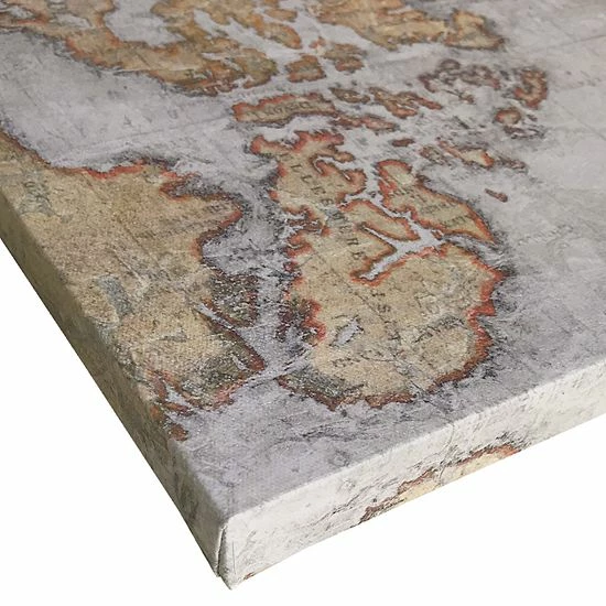 Madison Park World Map Canvas Wall Art 3-piece Set - Image 3