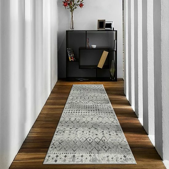Madison Park Reese Moroccan Global Woven Area Rug Charcoal - Image 4