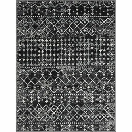 Madison Park Reese Moroccan Global Woven Area Rug Charcoal - Image 14