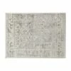 Madison Park Mila Vienna Tiled Border Area Rug Blue Cream