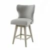 Madison Park Irvine Swivel Counter Stool Gray