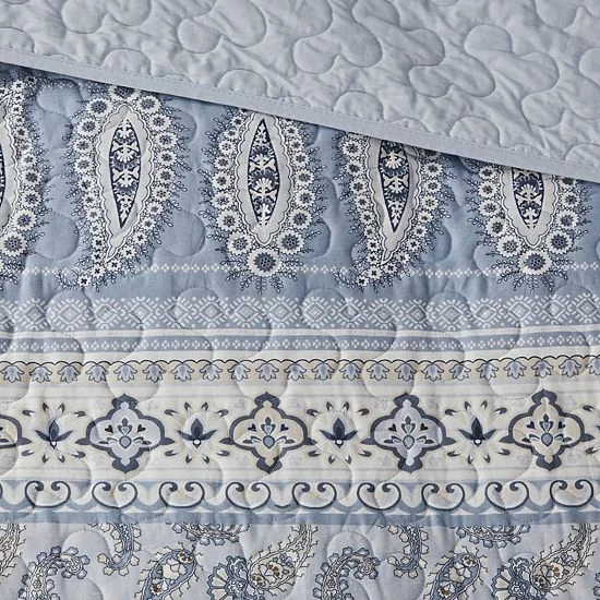 Madison Park Rosie Reversible Cotton Coverlet Set With Shams - Image 5