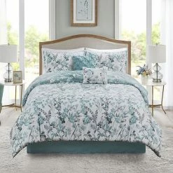 Madison Park Jeanie 6-Piece Comforter Set With Coordinating Pillows