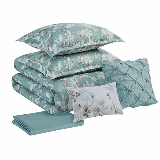 Madison Park Jeanie 6-Piece Comforter Set With Coordinating Pillows - Image 3