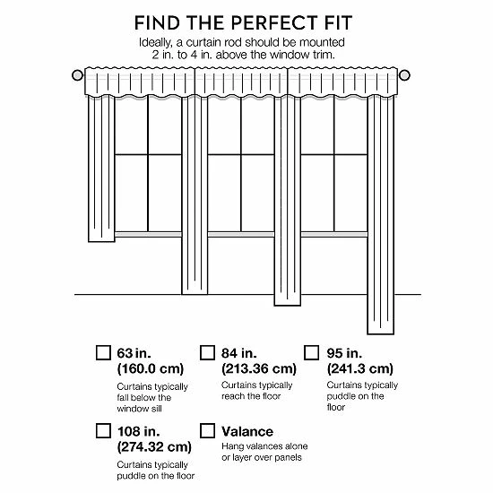 Madison Park 1-Panel Kida Sheer Window Curtain White - Image 5