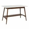 Madison Park Avalon Storage Desk White Pecan