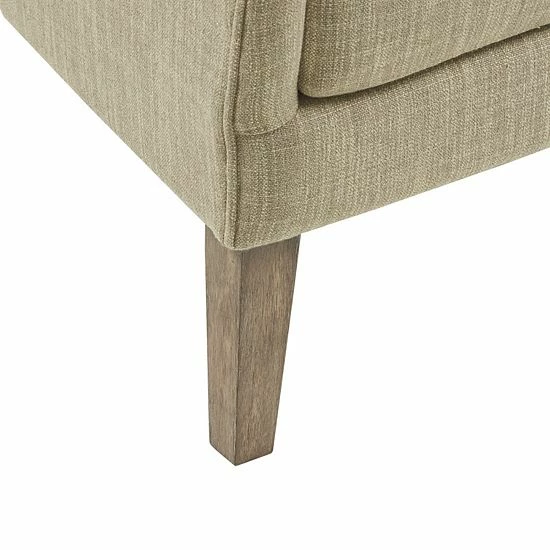 Madison Park Leda Swoop Wing Arm Chair Gray - Image 6