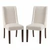 Madison Park Wing Back Dining Chair 2-piece Set Taupe
