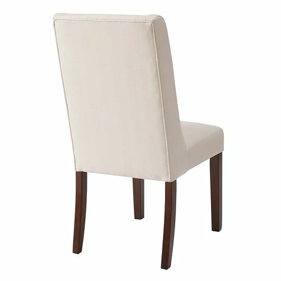 Madison Park Wing Back Dining Chair 2-piece Set Taupe - Image 3
